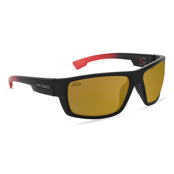 Hobie Eyewear Hank Cherry Mojo Polarized Sunglasses 3/4 angle view